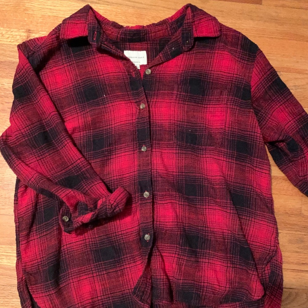American eagle flannel shirt